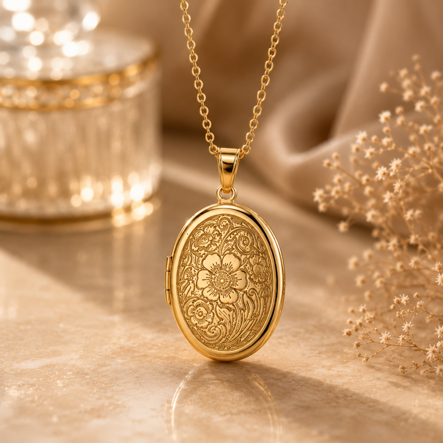 Médaillon collier avec photo – personnalisé