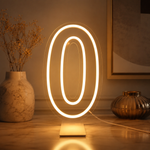 Chiffre lumineux LED néon 0