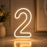 Chiffre lumineux LED néon 2