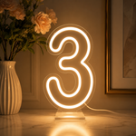 Chiffre lumineux LED néon 3