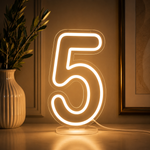 Chiffre lumineux LED néon 5