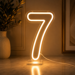 Chiffre lumineux LED néon 7