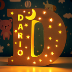 LetterGlow – lampe lettre en bois avec prénom