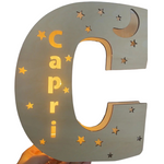 LetterGlow – lampe lettre en bois avec prénom