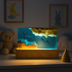Lampe sous-marine dans un salon