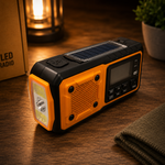 Radio d'urgence DAB+ FM solaire avec batterie externe