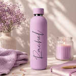 Gourde personnalisée gravée, coloris lilas