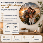 Horloge murale photo, vos plus beaux moments à vos côtés