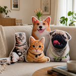 Coussin 3D personnalisé KuschelPortrait avec photo d'animal