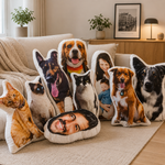 Coussin 3D personnalisé KuschelPortrait, taille 60 cm