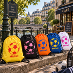 Sacs de gym personnalisés, coloris et motifs au choix