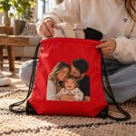 Sac de gym personnalisé, modèle avec votre propre photo