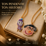 Pendentif réalisé d'après le dessin de votre enfant