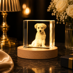 Photo sur cristal en forme de cube 60 mm