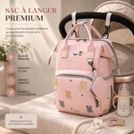 Sac à langer premium : qualité, résistance à l'eau et grande capacité