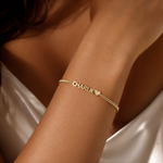 Bracelet prénom LumiLove en or