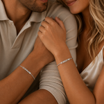 Bracelet prénom LumiLove avec petit cœur