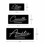 Lampes néon prénom personnalisées avec leurs dimensions
