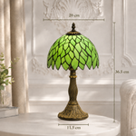 Lampe de table Tiffany Bloomsbury allumée