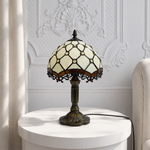 Abat-jour en verre plombé de la lampe Tiffany Ashford