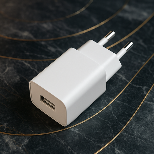 Adaptateur secteur USB 5V/1A pour lampes LED – Prise EU (Noir/Blanc)