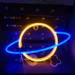Applique néon LED, motif Planète 1