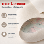 Toile à peindre durable et résistante
